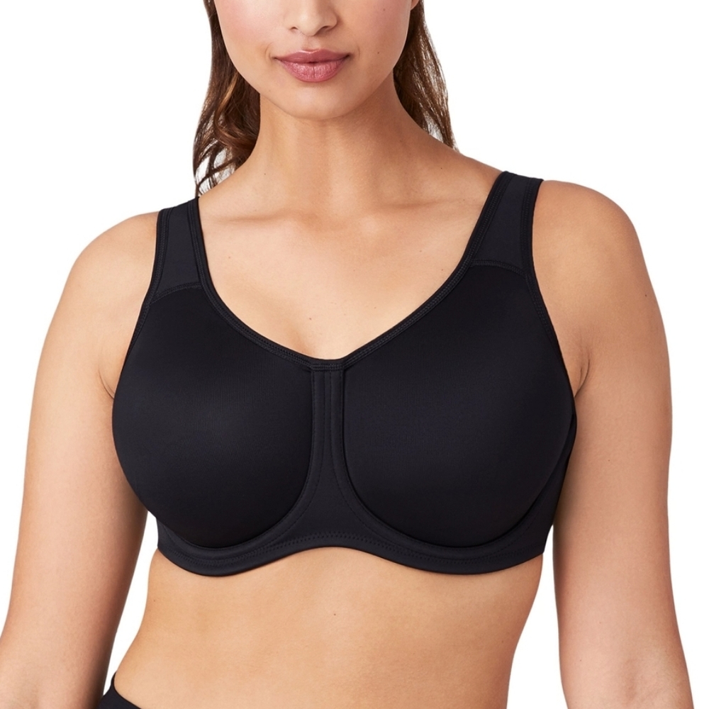 Wacoal Simone Sport Underwire Bra Size 34G Color Black
